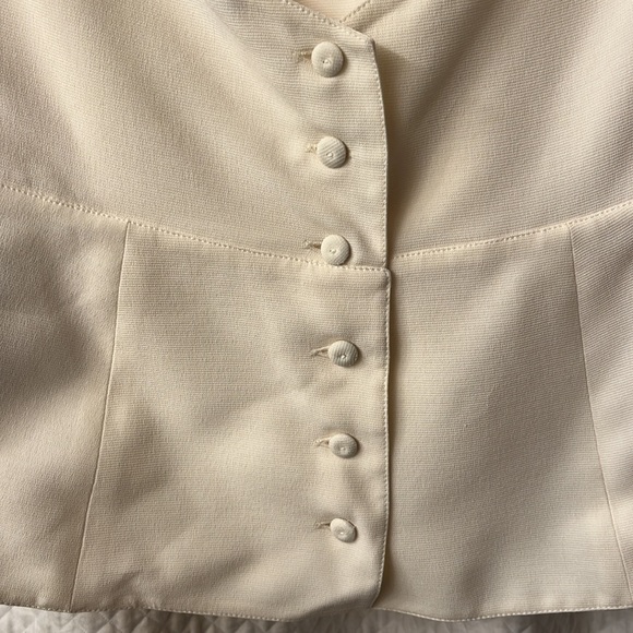 Fendi cape-style top. It 40. Cream colour - Picture 6 of 7